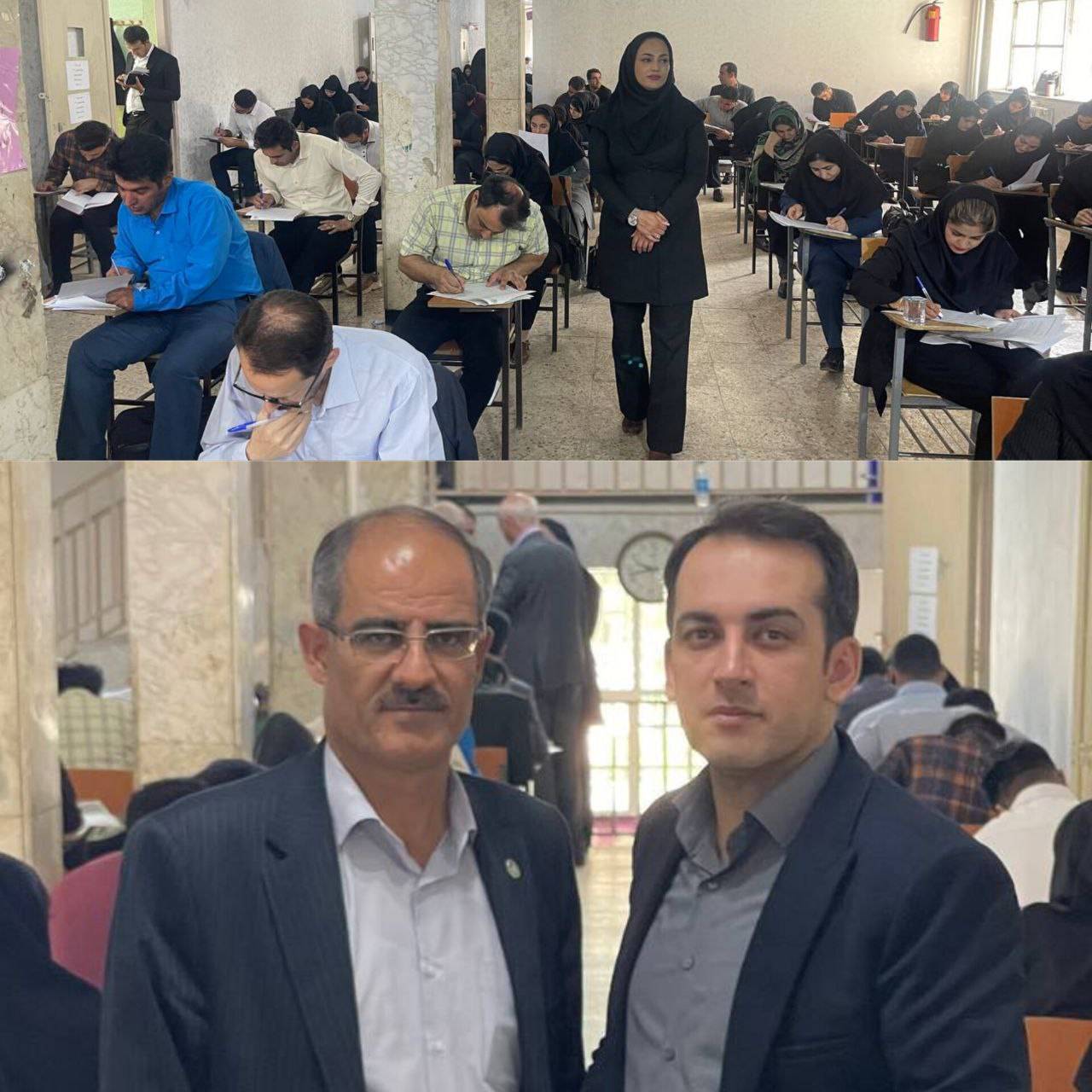 گزارش تصویری از برگزاری آزمون مرحله اول وکالت کارآموزان گرامی ورودی ۱۴۰۰مورخ 1402/05/26